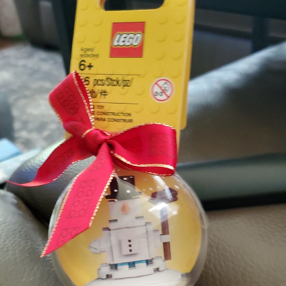 NWT LEGO 853670 Snowman Ornament - White In Case